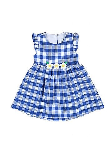 Florence Eiseman Plaid Seersucker With Flowers Dress (view 1)
