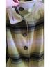 Abbie Mags Stripes Green Black White Coat Size M - photo 5