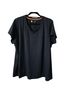 Xersion 100% Polyester Black Short Sleeve Blouse Size 2X - photo 1