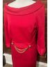 Milly Solid Red Wool Dress Size M - photo 5