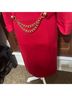 Milly Solid Red Wool Dress Size M - photo 11