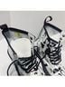 Dr. Martens 100% Leather Print White Boots Size 5 (wide) - photo 9