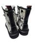 Dr. Martens 100% Leather Print White Boots Size 5 (wide) - photo 2