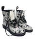Dr. Martens 100% Leather Print White Boots Size 5 (wide) - photo 1