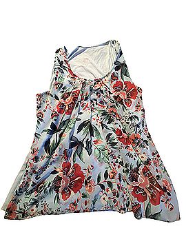 New York & Company Short Sleeve Blouse (view 1)