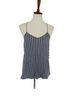 Tibi Stripes Blue White Sleeveless Blouse Size 6 - photo 1