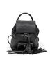 Gucci Black Small Bamboo Tassel Backpack  One size - photo 1
