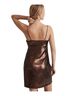Madewell 100% Polyester 100% Polyester Brown Cocktail Dress Size XXS - photo 2