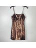 Madewell 100% Polyester 100% Polyester Brown Cocktail Dress Size XXS - photo 5