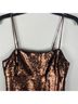 Madewell 100% Polyester 100% Polyester Brown Cocktail Dress Size XXS - photo 4