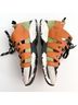 Cotélac 100% Leather Print Brown Purple Sneakers Size 7 - photo 9