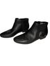 Nine West Solid Black Ankle Boots Size 7 - photo 1
