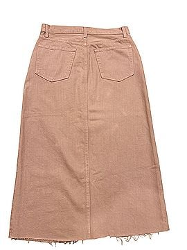 Just USA Midi Skirt With Slit Denim Skirt (view 2)