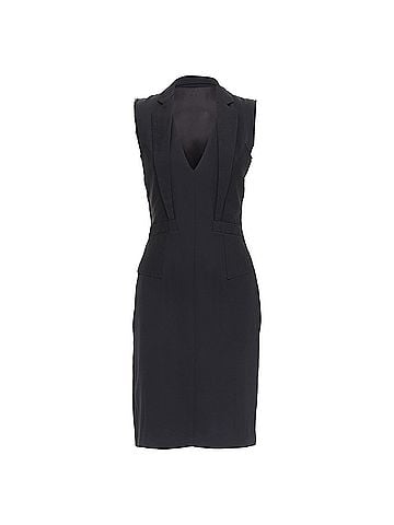Maison Margiela MAISON MARTIN MARGIELA 2014 black deconstructed raw edge cut sleeve dress FR38 M (view 1)