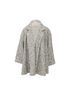Gianfranco Ferre 100% Wool Gray Gianfranco Ferré Beaded Herringbone Coat - '80s Size M - photo 1