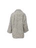 Gianfranco Ferre 100% Wool Gray Gianfranco Ferré Beaded Herringbone Coat - '80s Size M - photo 5