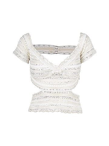 Gianfranco Ferre Gianfranco Ferré White Cut-out Top - '90s (view 1)