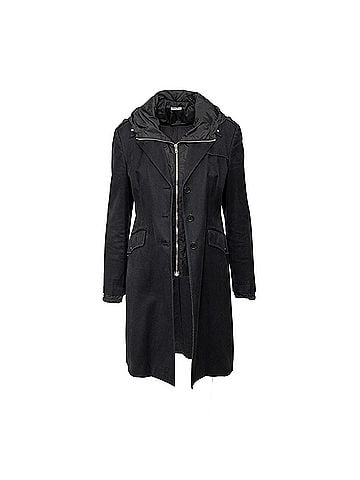 Miu Miu Miu Miu Coat with Zippered Hoodie - '10s (view 2)