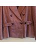 Peruvian Connection Chevron-herringbone Brown Purple Blazer Size 10 - photo 5