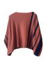 Trina Turk Solid Brown Blue Poncho Size XS - photo 2
