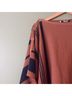 Trina Turk Solid Brown Blue Poncho Size XS - photo 5