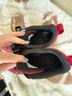 Nike Red Black Sneakers Size 4 1/2 - photo 5