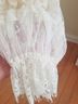 Anthropologie 100% Polyester 5% Elastane Solid White Ivory Blouse Size L - photo 15