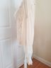 Anthropologie 100% Polyester 5% Elastane Solid White Ivory Blouse Size L - photo 11