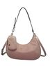 JEN & CO. 100% Nylon Solid Pink Shoulder Bag One size - photo 2