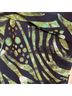 FUZZI 100% Polyester Animal Print Black Green Cocktail Dress Size XS - photo 6