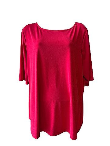 Susan Graver Short Sleeve Blouse (view 1)