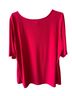 Susan Graver Red Short Sleeve Blouse Size XL - photo 2