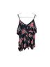 Forever 21 100% Rayon 100% Polyester Floral Black Pink Green Sleeveless Top Size 3X - photo 2