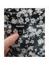Express Floral Black Long Sleeve Blouse Size S - photo 5