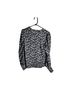 Express Floral Black Long Sleeve Blouse Size S - photo 2