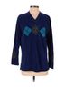 Karen Scott II 100% Acrylic Argyle Blue Pullover Sweater Size S - photo 1