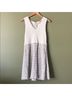 Ted Baker London Solid White Gray Cocktail Dress Size 10 - photo 5