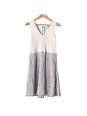 Ted Baker London Adalad V Neck Ribed Tweed Dress Cocktail Dress (view 1)