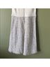 Ted Baker London Solid White Gray Cocktail Dress Size 10 - photo 8