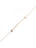 Tiffany & Co. 100% 18k Pink Gold Multi Color Tiffany T Smile Bracelet One size - photo 1