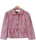 BCBGMAXAZRIA Floral Red White Blazer Size M - photo 4