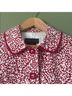 BCBGMAXAZRIA Floral Red White Blazer Size M - photo 7