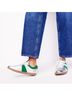 Boden 100% Leather Silver Green Sneakers Size 8 - photo 14