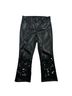 Johnny Was Solid Black Faux Leather Pants Size 32 - photo 1