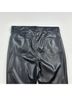 Johnny Was Solid Black Faux Leather Pants Size 32 - photo 8