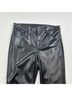 Johnny Was Solid Black Faux Leather Pants Size 32 - photo 6