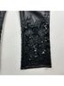 Johnny Was Solid Black Faux Leather Pants Size 32 - photo 10