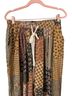 Pol 100% Rayon Floral Checkered-gingham Multi Color Casual Pants Size S - photo 3