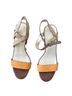Cole Haan 100% Leather Brown Orange Heels Size 6 1/2 - photo 1