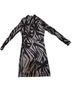 Tory Burch Print Black Gray Casual Dress Size S - photo 1